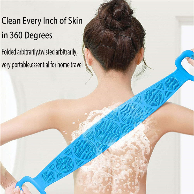 "Magic Silicone Back Scrubber – Deep Clean & Massage in One!"
