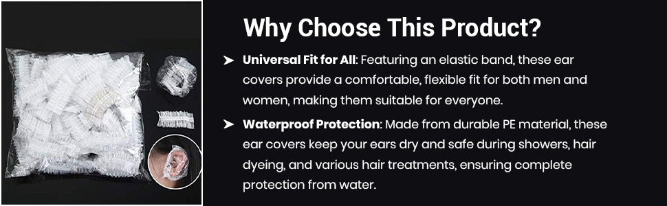 "No More Wet Ears! – 100-Pack Waterproof Ear Protectors"
