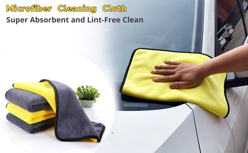 "No More Paper Towels! – Reusable Microfiber Heroes" pack of 5