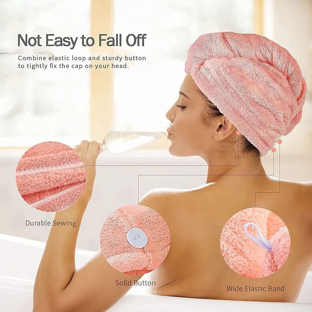 "Hair's Best Friend! β Super Absorbent Microfiber Towel Wrap" πββοΈπ