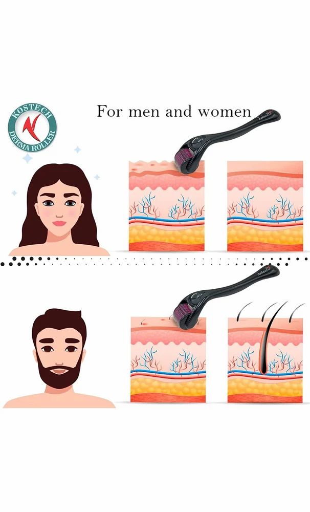 "The Secret to Fuller Hair & Glowing Skin β 0.5mm Derma Roller" πββοΈπ