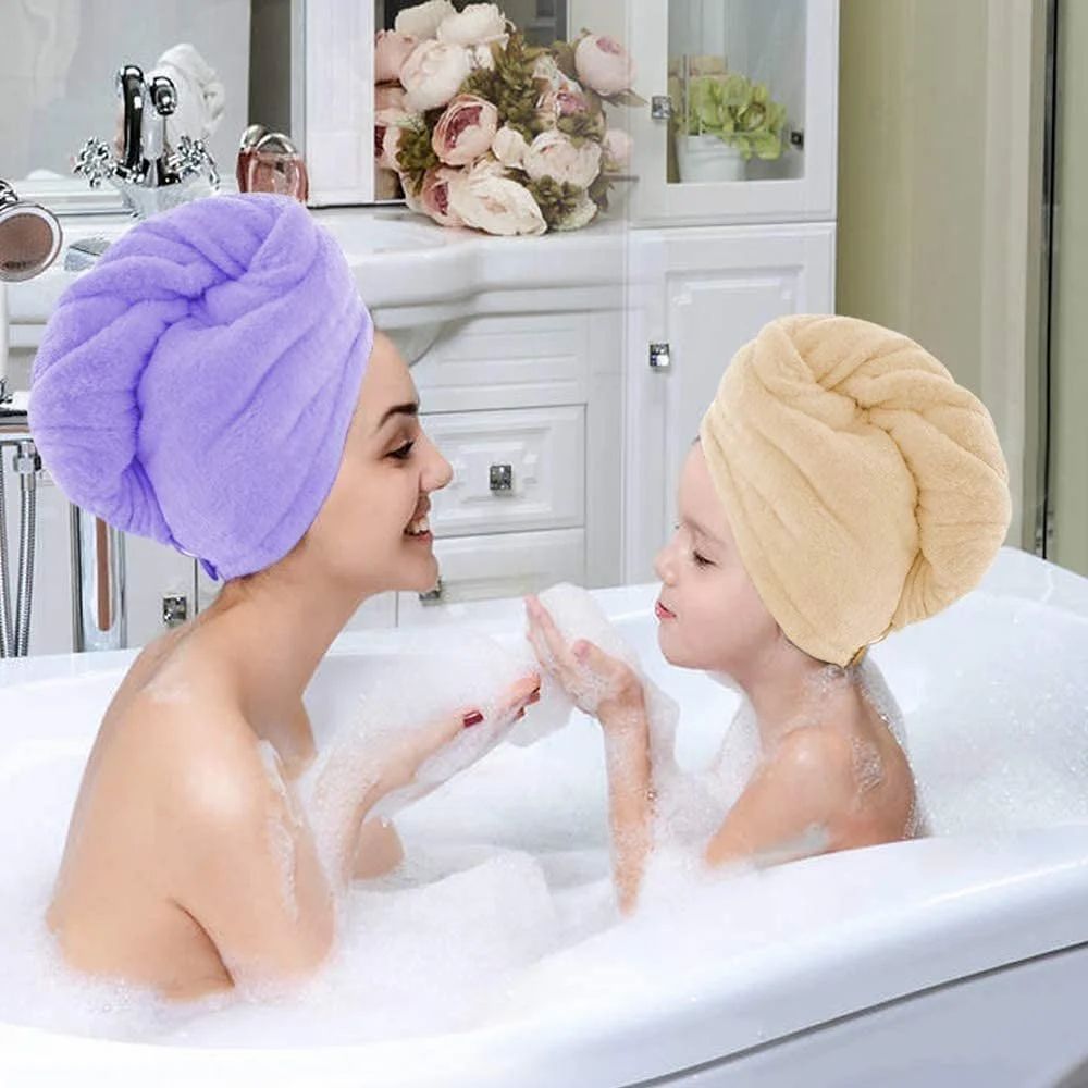 "Hair's Best Friend! β Super Absorbent Microfiber Towel Wrap" πββοΈπ