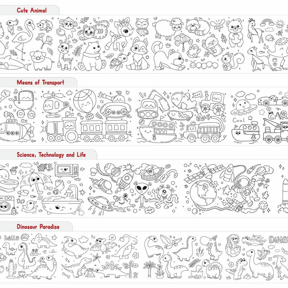 Unroll & Create! β Mess-Free Drawing Paper for Little Artists" ποΈπ§