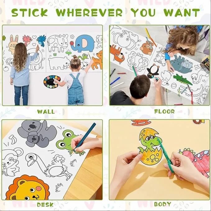 Unroll & Create! β Mess-Free Drawing Paper for Little Artists" ποΈπ§