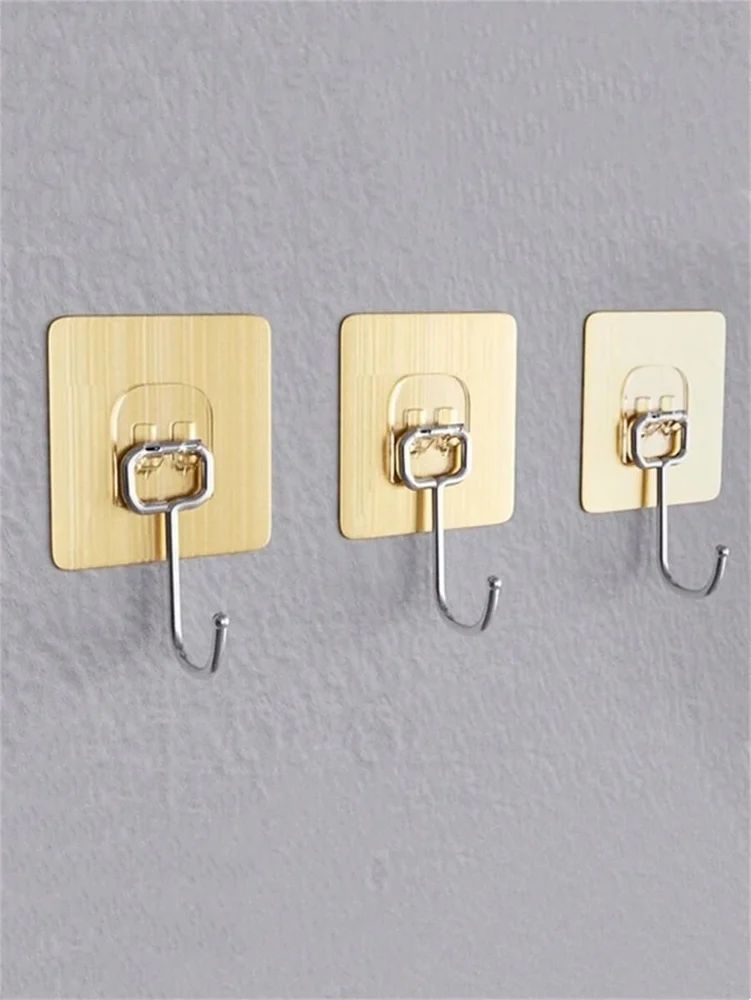 "EliteGold Hooks β Strong, Stylish & Damage-Free!" pack of