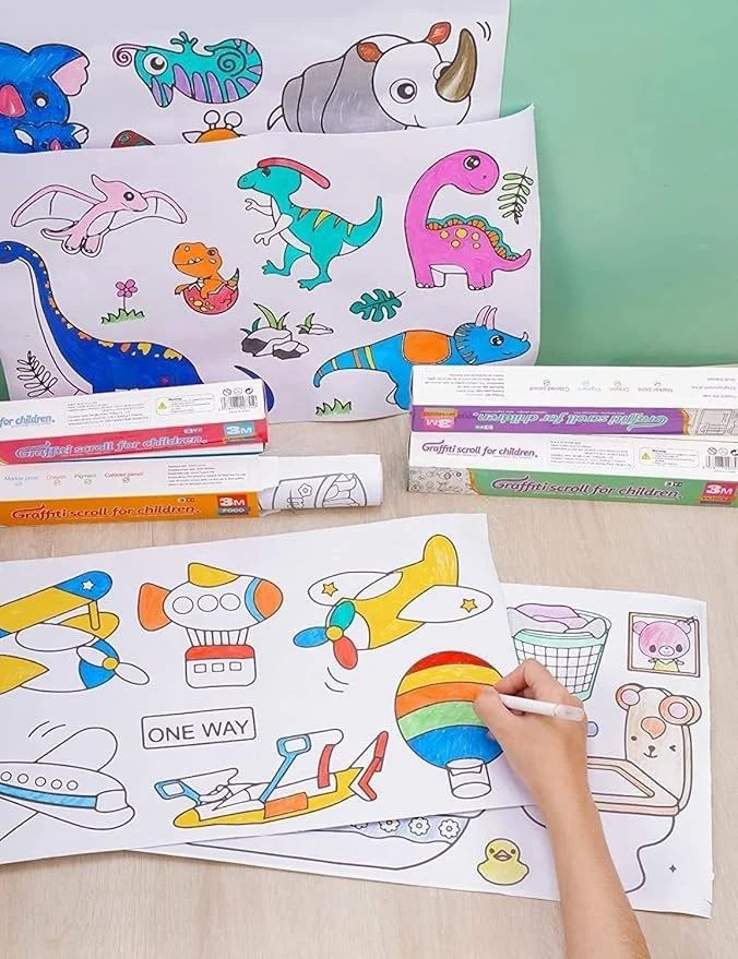 Unroll & Create! β Mess-Free Drawing Paper for Little Artists" ποΈπ§