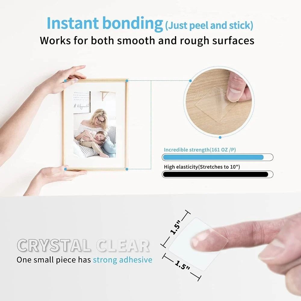 "Stick Like Glue, Remove Like Magic ā The Perfect No-Damage Tape!" (pack of 20)