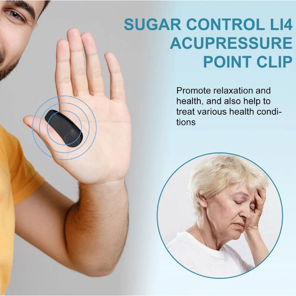 "The Healing Clip – Drug-Free Migraine, Anxiety & Blood Sugar Balancer" (Pack of 4)