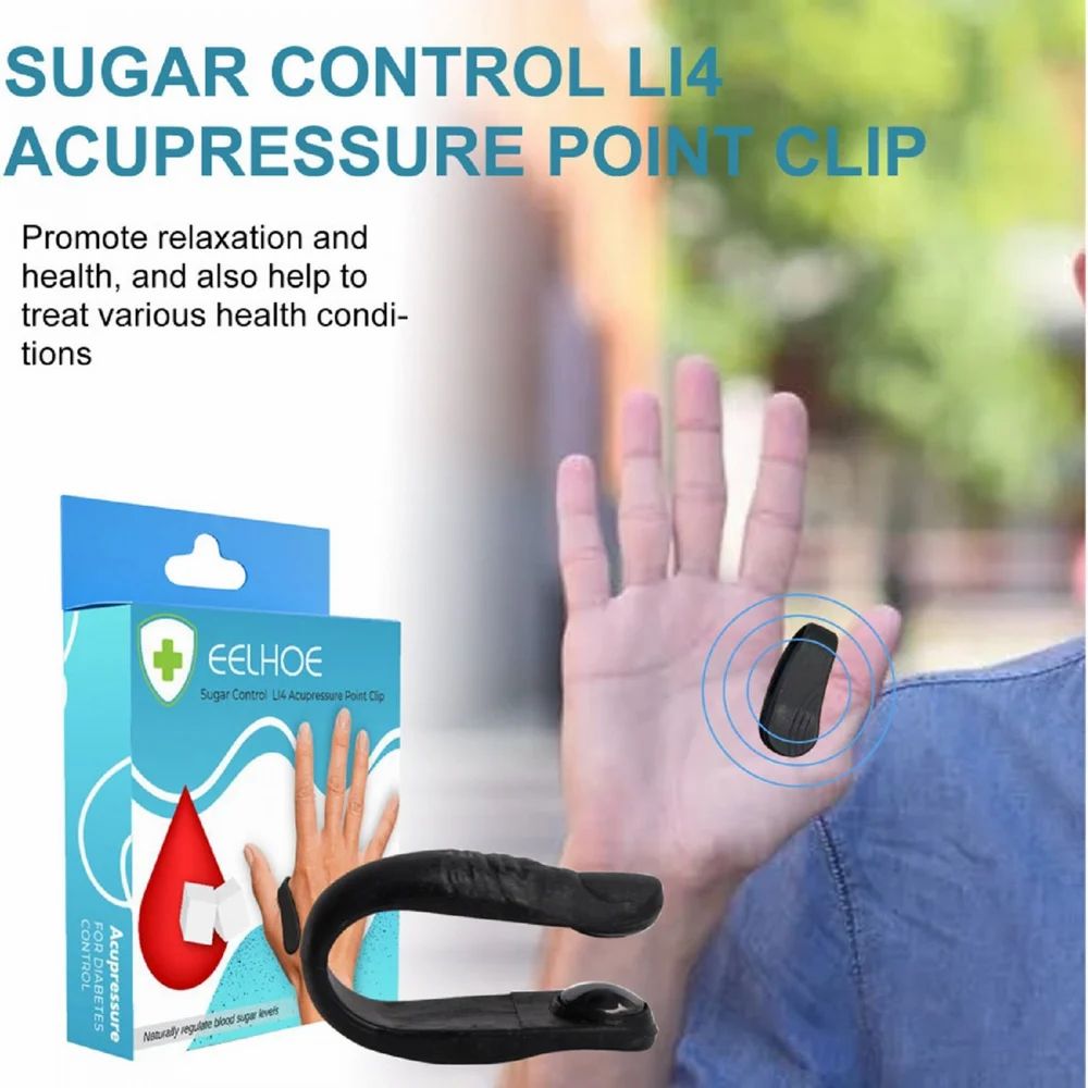 "The Healing Clip – Drug-Free Migraine, Anxiety & Blood Sugar Balancer" (Pack of 4)