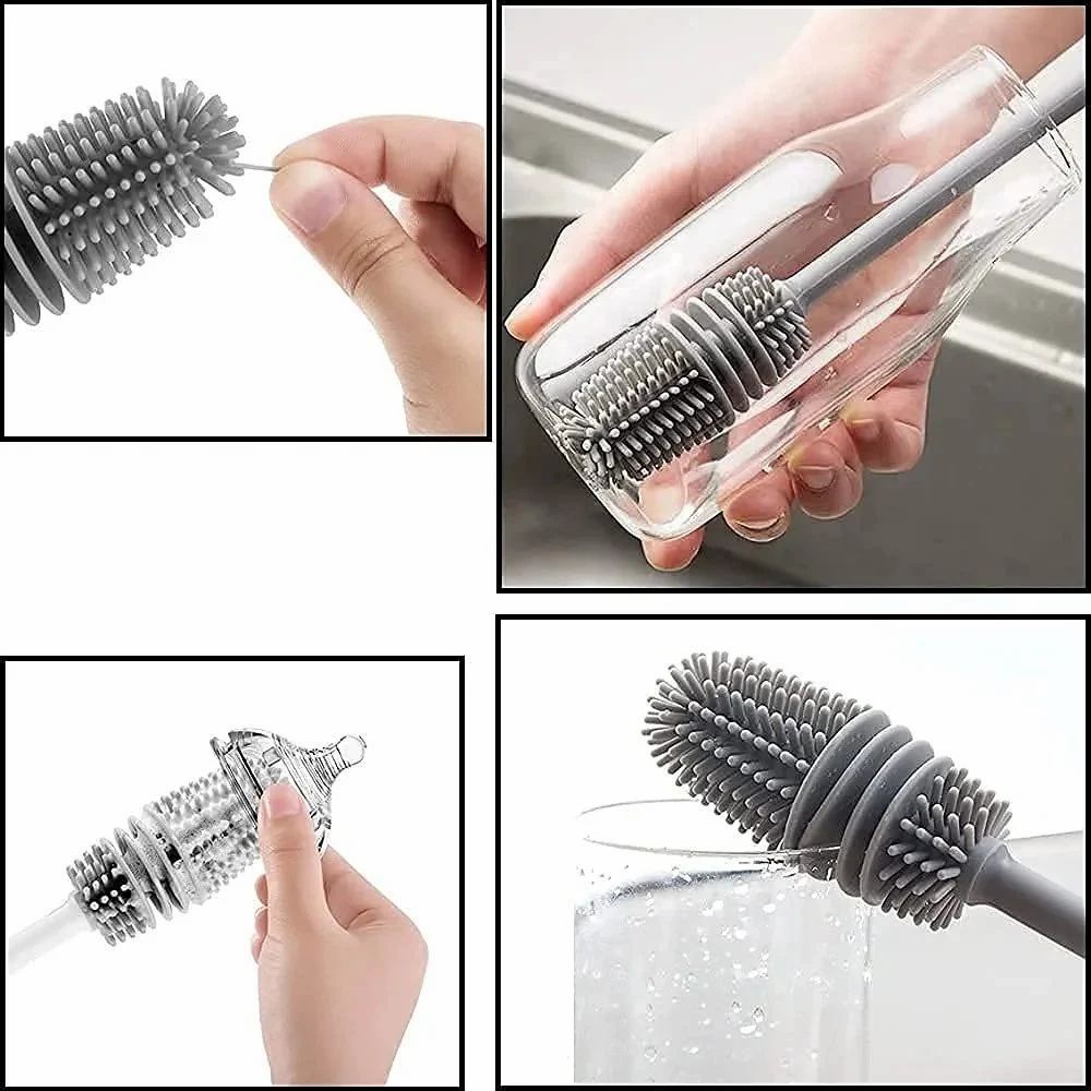 "Eco Warrior’s Dream – Reusable Silicone Cleaning Brush" (pack of 2)