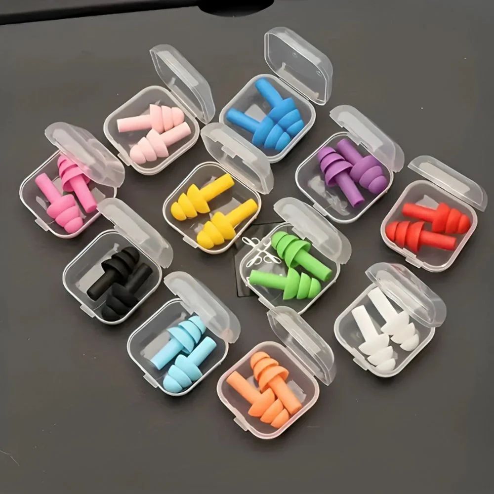 "Silence in a Plug! – Ultra-Soft Noise Cancelling Earplugs" 🔇✨(Pack of 5)