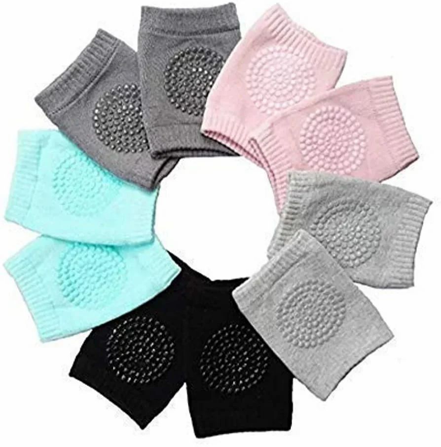 "Tiny Knees, Big Protection! – Soft Baby Knee Pads (2-Pair Set)"