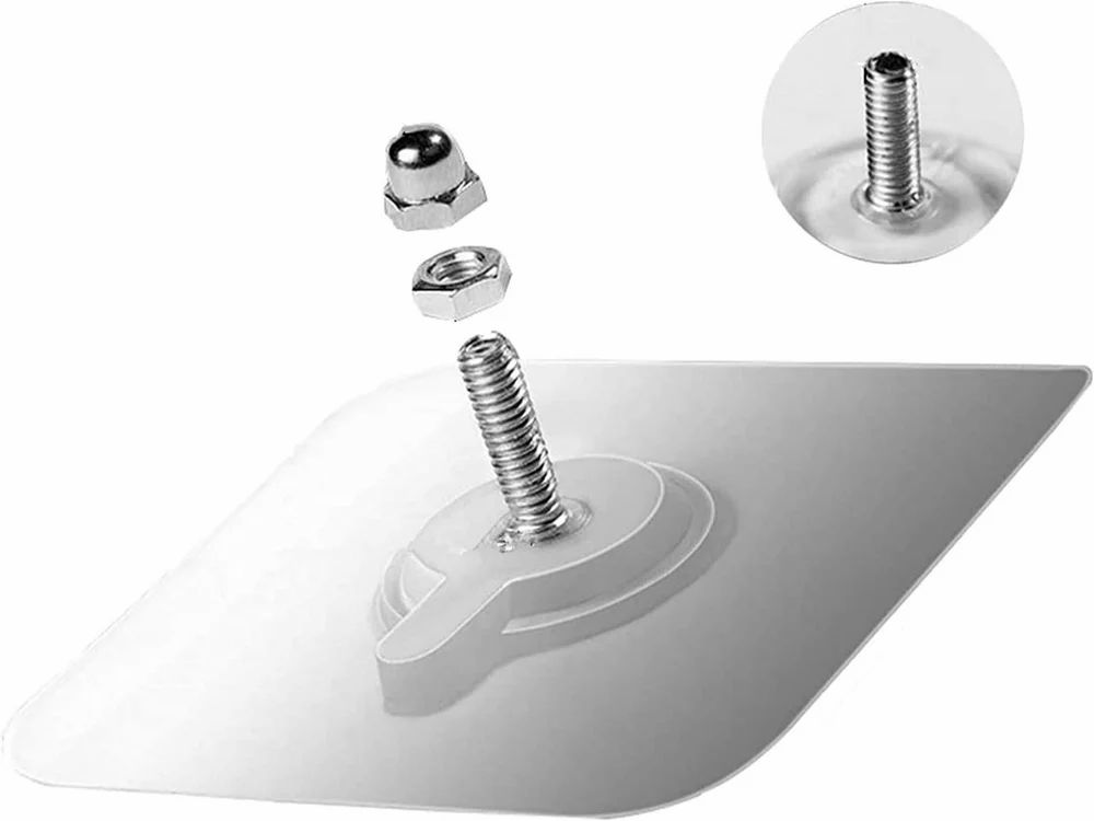 "Stick & Hang Like Magic! โ Heavy Duty Transparent Hooks" ๐ฉ๐ฎ(Pack of 10)