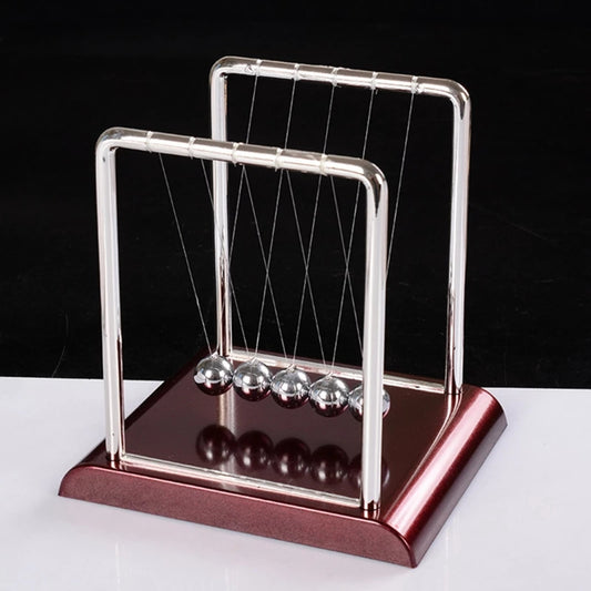 Classic Newton's Cradle Pendulum - Executive Desk Decor & Stress Relief
