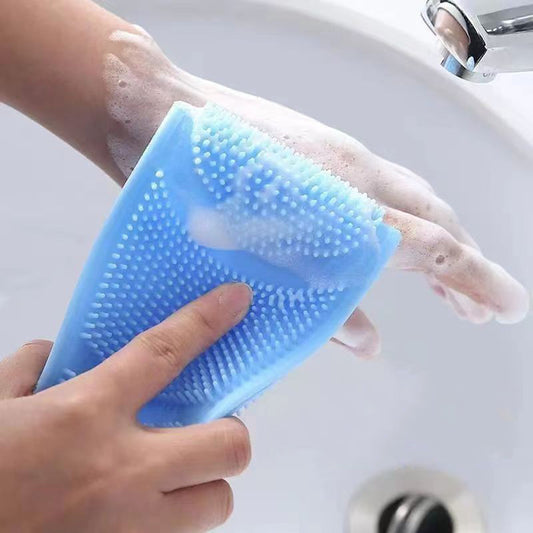 "Magic Silicone Back Scrubber – Deep Clean & Massage in One!"