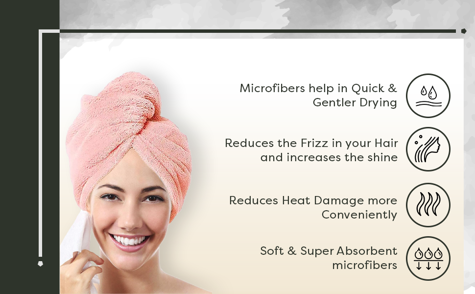 "Hair's Best Friend! – Super Absorbent Microfiber Towel Wrap" 💁‍♀️💖