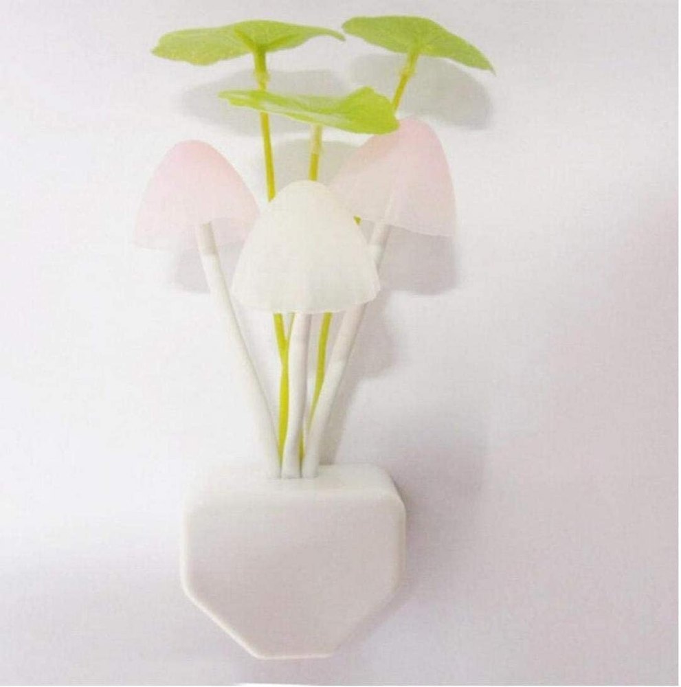 "Rainbow at Your Fingertips! – 7-Color LED Mushroom Light" 🌈👆
