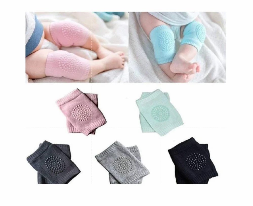 "Tiny Knees, Big Protection! – Soft Baby Knee Pads (2-Pair Set)"
