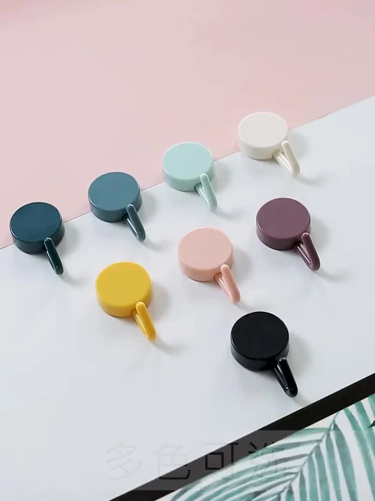 "MagicHold™ Round Hooks – No Drill, No Mess!" (Pack of 10)