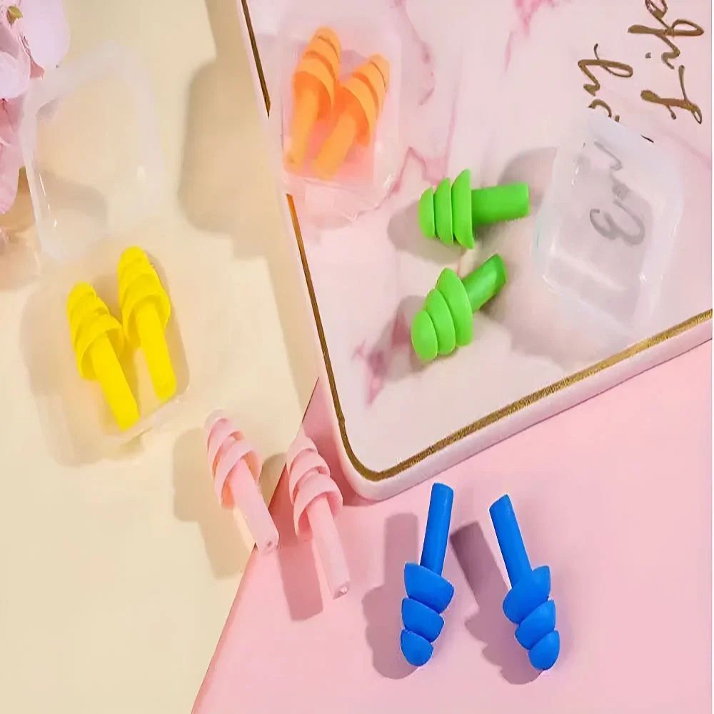 "Silence in a Plug! – Ultra-Soft Noise Cancelling Earplugs" 🔇✨(Pack of 5)