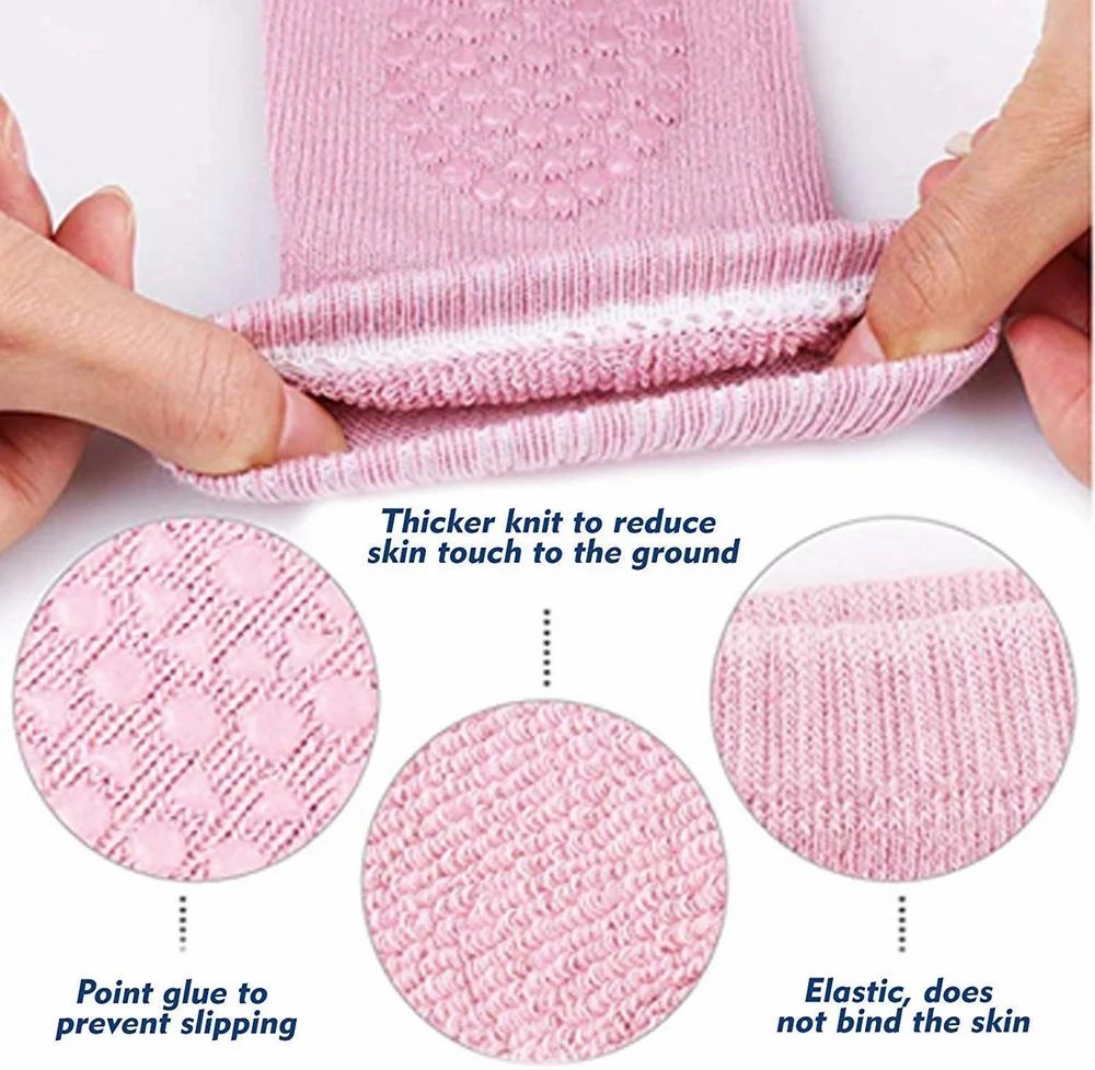 "Tiny Knees, Big Protection! – Soft Baby Knee Pads (2-Pair Set)"