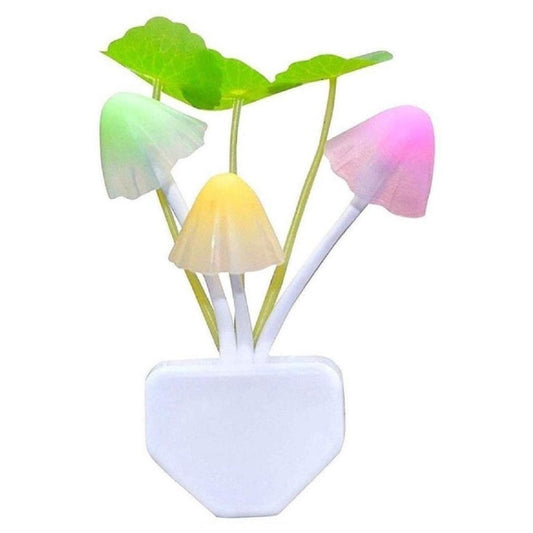 "Rainbow at Your Fingertips! – 7-Color LED Mushroom Light" 🌈👆