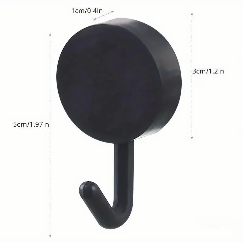 "MagicHold™ Round Hooks – No Drill, No Mess!" (Pack of 10)