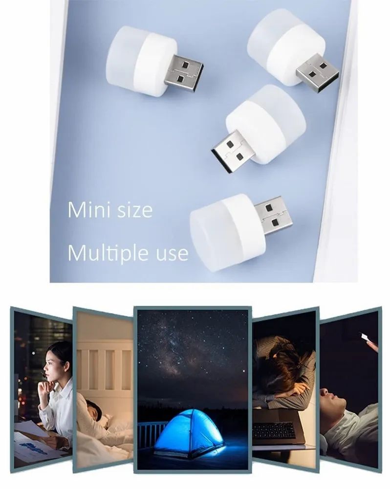 "4-Pack of Brightness! – Multi-Use USB Lights for Every Room" 🏠✨ pack of 5